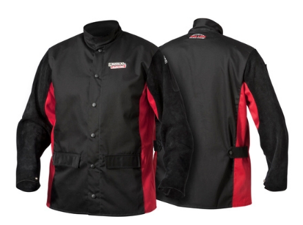 Picture of Lincoln K2986 Shadow Split Leather-Sleeved Welding Jackets