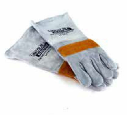 Picture of Lincoln Grey Leather Mig/Stick Welding Gloves 390mm