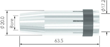 Picture of MCN2471 Cylindrical Nozzle