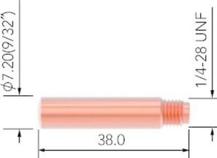 Picture of M14H-40 Contact Tip