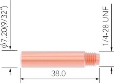 Picture of M14H-45 Contact Tip