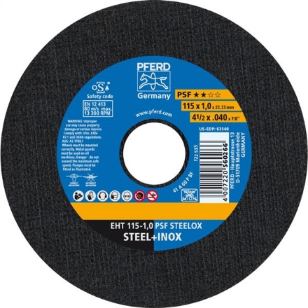 PFERD Inox Cutting Disc 115x1.0mm 25Pk
