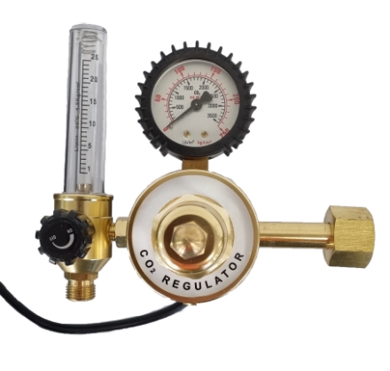 Strata Heated CO2 Regulators Incl. Flowmeter